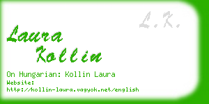 laura kollin business card